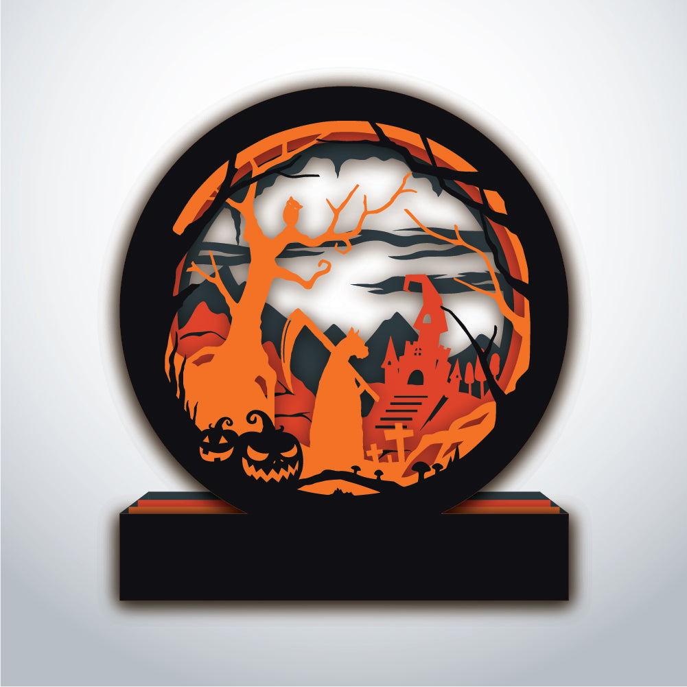 Halloween – 3D Pop-Up Card SVG File for Cricut & Silhouette
