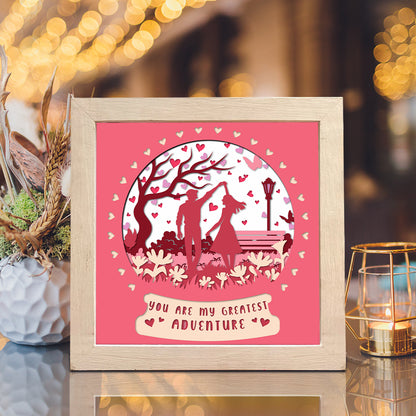 Couple – 3D Shadow Box SVG File for Cricut & Silhouette
