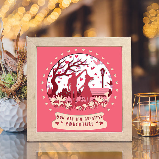 Couple – 3D Shadow Box SVG File for Cricut & Silhouette