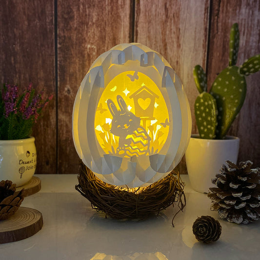 Happy Easter 2 – 3D Pop-Up Card SVG File for Cricut & Silhouette