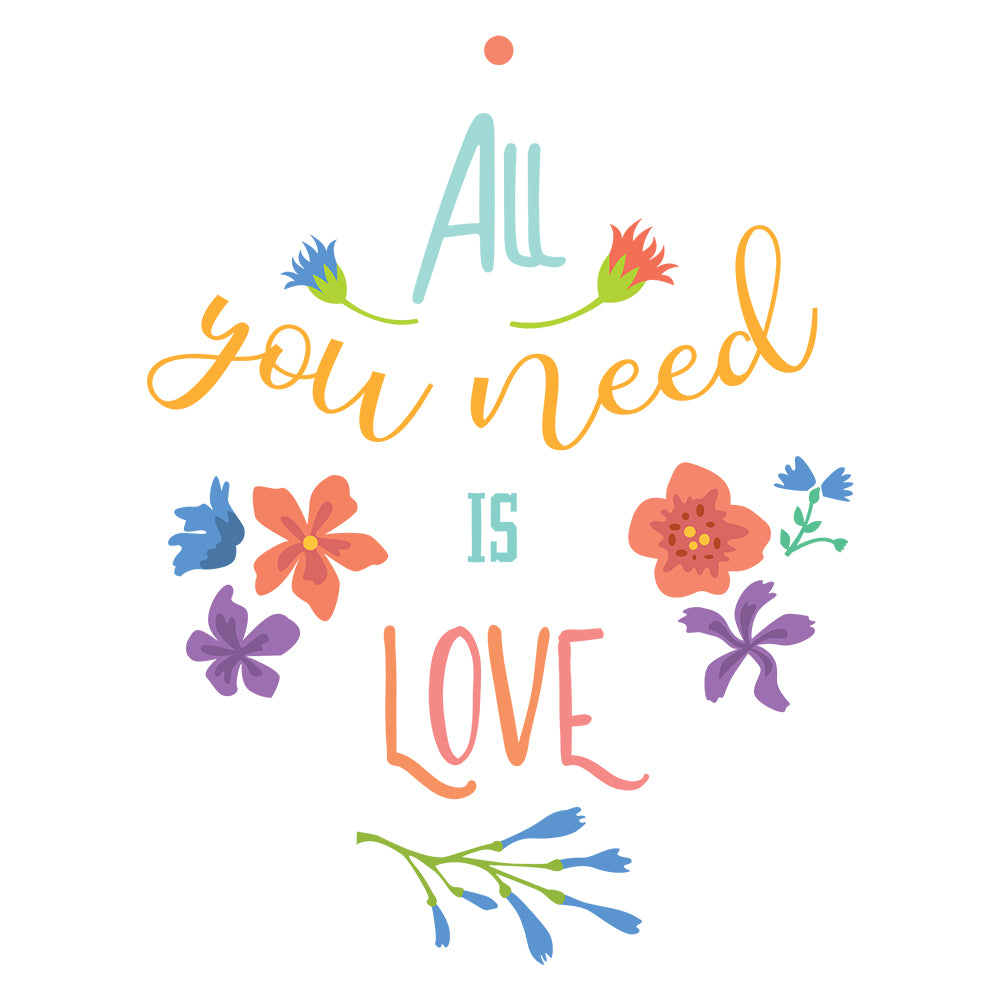 All You Need Is Love – 3D Lightbox SVG File for Cricut & Silhouette