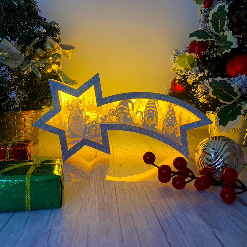 Christmas Gnome 2 – 3D Box SVG File for Cricut & Silhouette