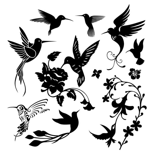 Hummingbirds - Cricut File - VEKTOR KRAFT