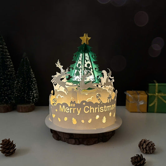 Christmas - 3D Dome 2 Lantern File - Cricut File  - VEKTOR KRAFT