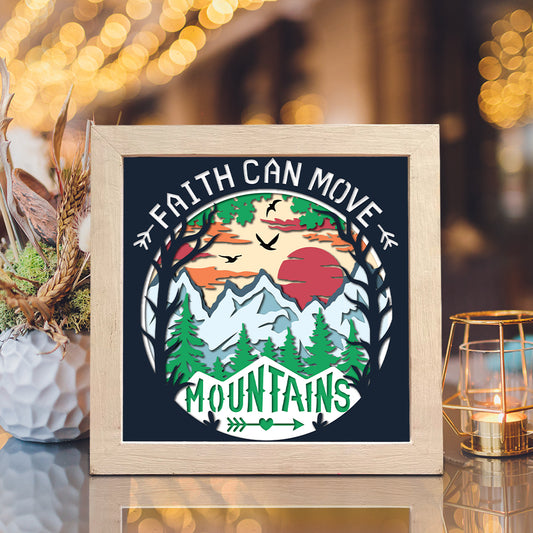Mountain – 3D Shadow Box SVG File for Cricut & Silhouette