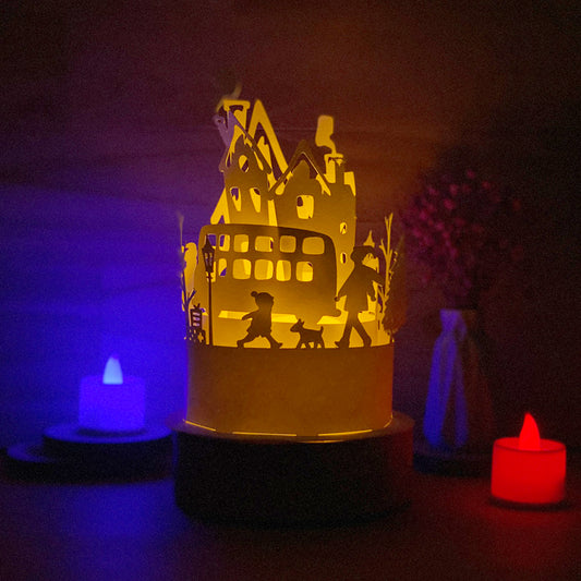 Xmas 6 - 3D Dome Lantern File - Cricut File  - VEKTOR KRAFT