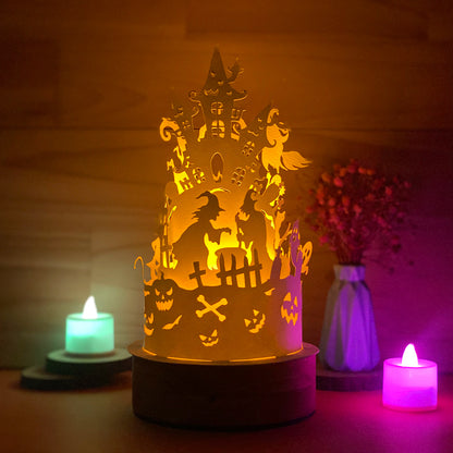 Halloween 1 – 3D Lantern SVG File for Cricut & Silhouette