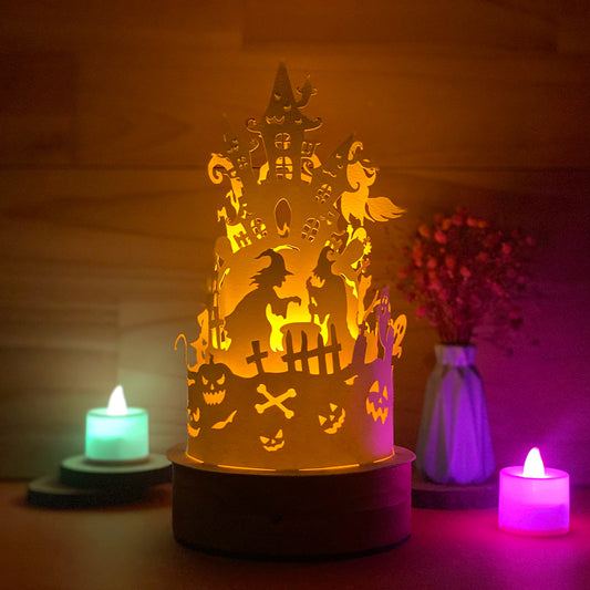 Halloween 1 - 3D Dome Lantern File - Cricut File  - VEKTOR KRAFT