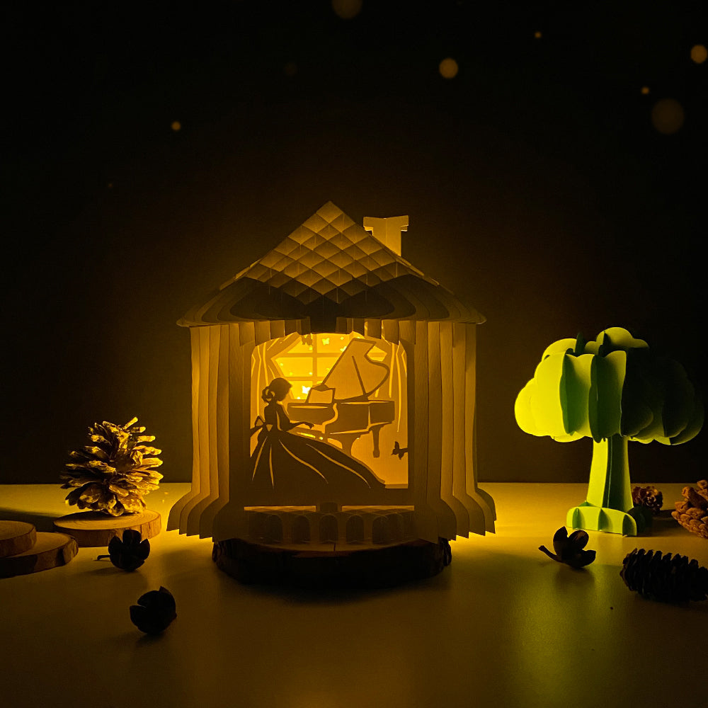 Piano – 3D Pop-Up Card SVG File for Cricut & Silhouette