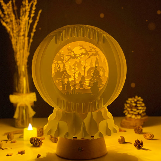 Xmas 1 – 3D Pop-Up Card SVG File for Cricut & Silhouette