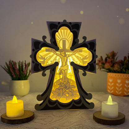 Jesus – 3D Box SVG File for Cricut & Silhouette