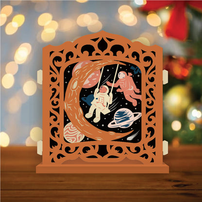 Astronaut – 3D Pop-Up Card SVG File for Cricut & Silhouette