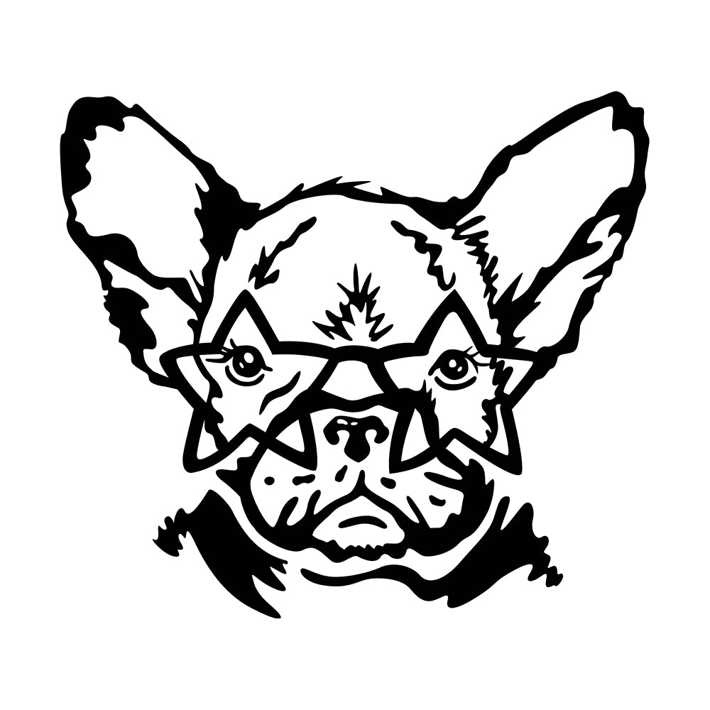 Dog With Star Glasses – 3D Lightbox SVG File for Cricut & Silhouette