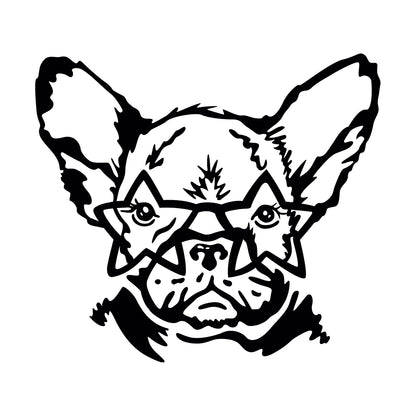 Dog With Star Glasses – 3D Lightbox SVG File for Cricut & Silhouette