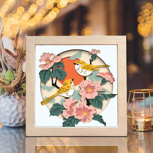 Bird 2 – 3D Shadow Box SVG File for Cricut & Silhouette