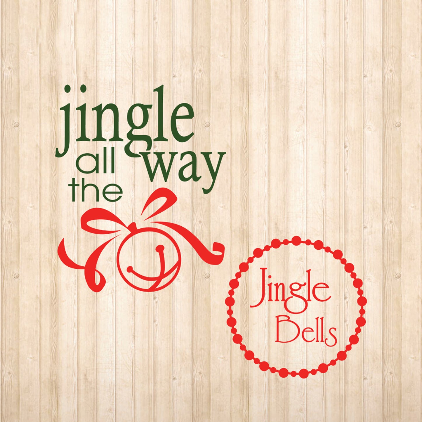 Jingle Bells - Cricut File - VEKTOR KRAFT
