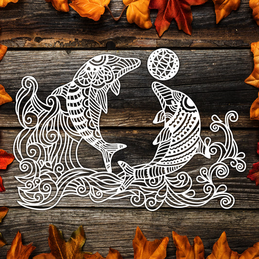 Dolphin – Kirigami - Cricut File - VEKTOR KRAFT