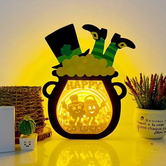 St.Patrick's Day 2 – 3D Lucky Pot Box File - Cricut File - VEKTOR KRAFT
