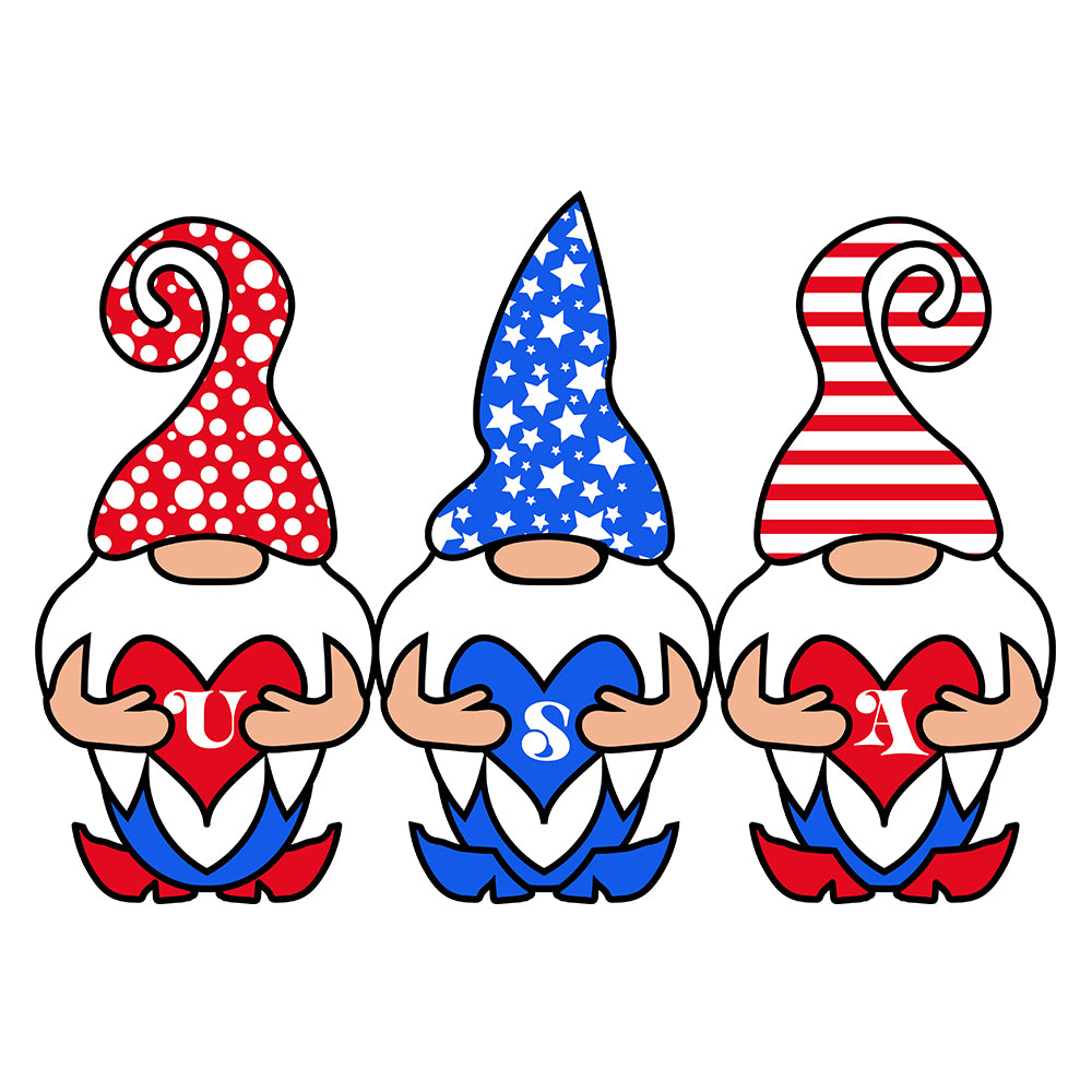 4th July USA Gnome - Cricut File - VEKTOR KRAFT