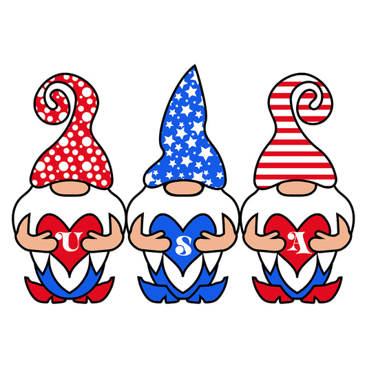 4th July USA Gnome - Cricut File - VEKTOR KRAFT