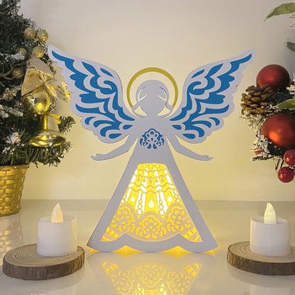 Angel Mandala – 3D Box SVG File for Cricut & Silhouette