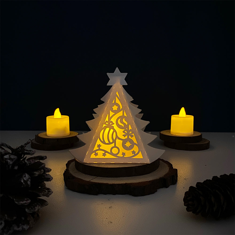 Xmas 5 – 3D Lantern SVG File for Cricut & Silhouette