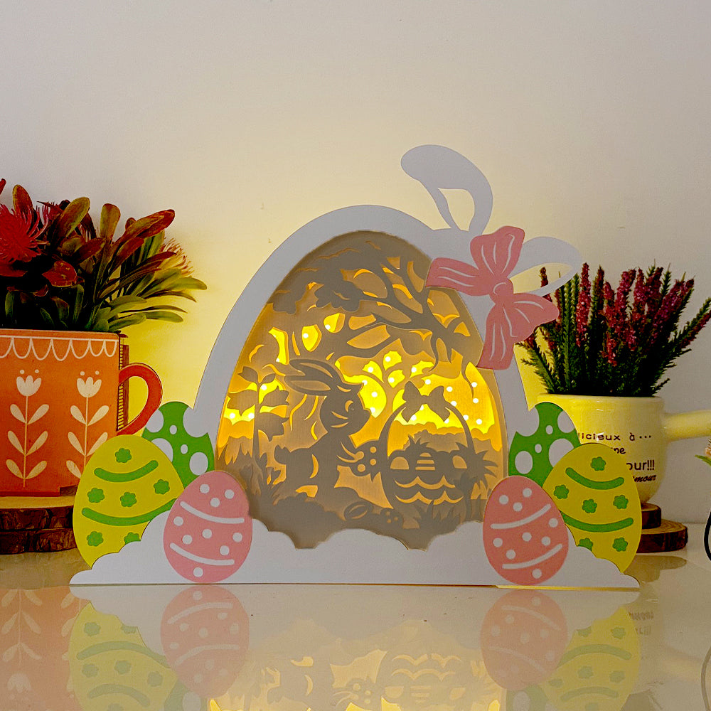 Bunny Easter 3 – 3D Eggs Box File - Cricut File - VEKTOR KRAFT