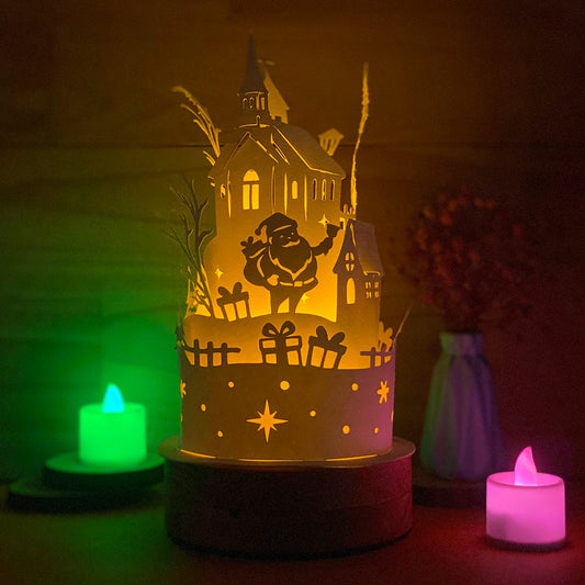 Xmas 2 - 3D Dome Lantern File - Cricut File  - VEKTOR KRAFT