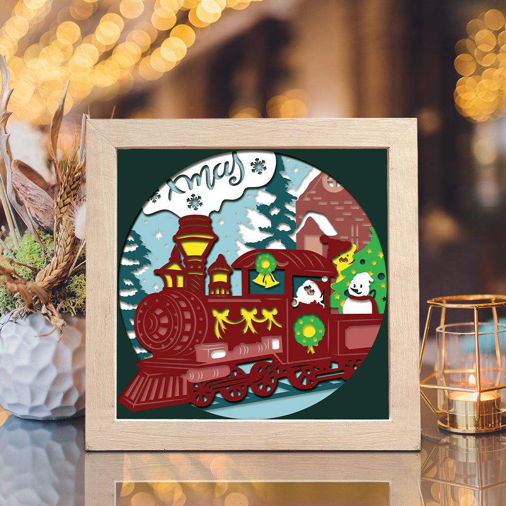 Xmas 25 – 3D Shadow Box SVG File for Cricut & Silhouette