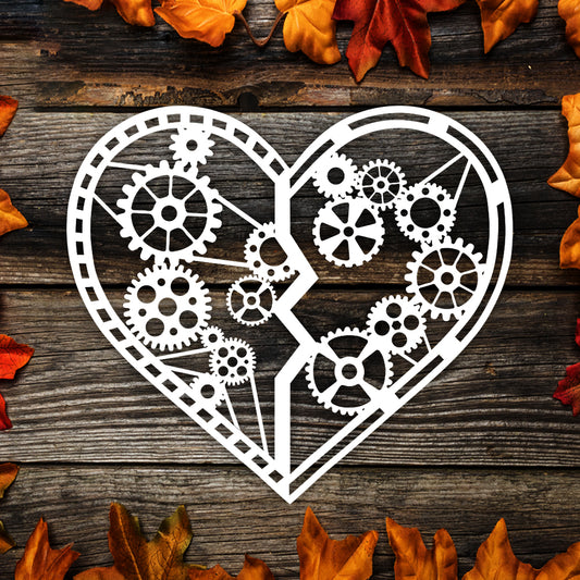 Heart Gear – Kirigami - Cricut File - VEKTOR KRAFT