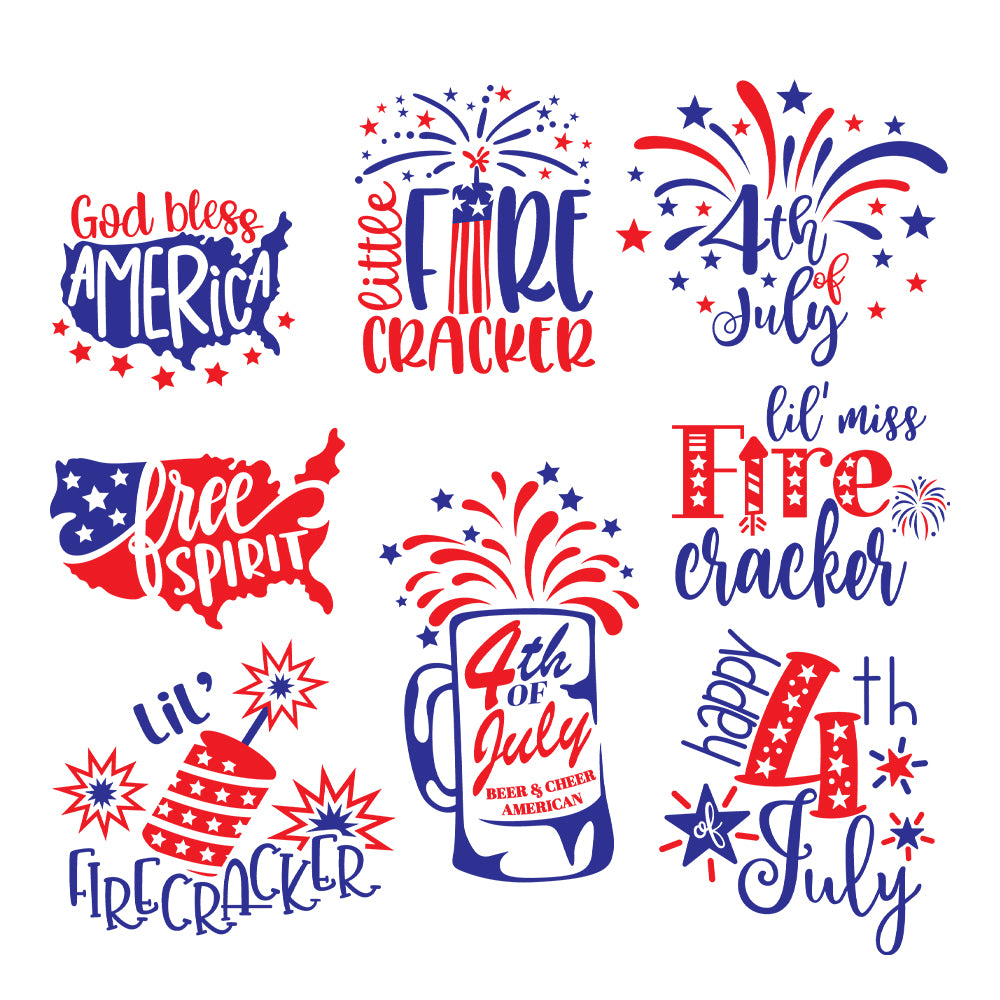 Happy 4th Of July - Cricut File - VEKTOR KRAFT