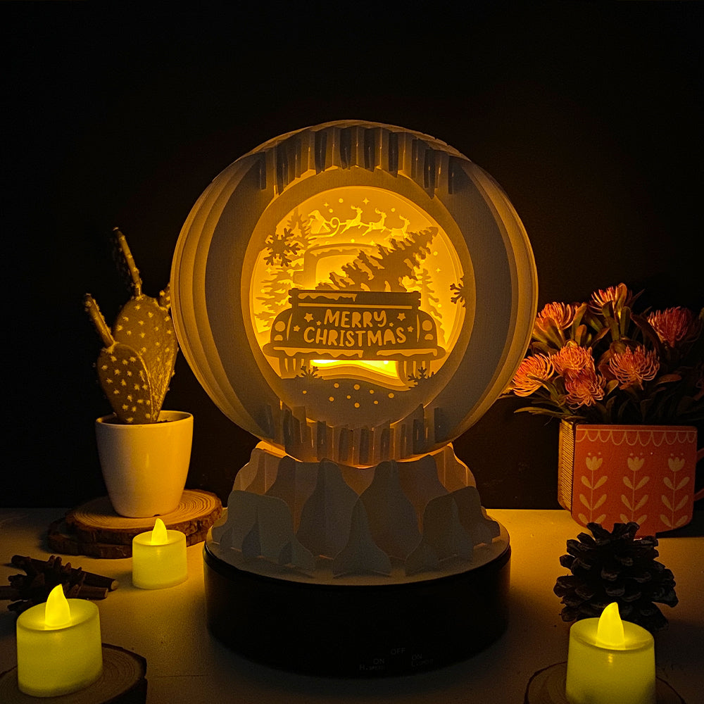 Xmas Truck – 3D Pop-Up Card SVG File for Cricut & Silhouette