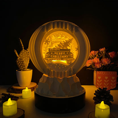 Xmas Truck – 3D Pop-Up Card SVG File for Cricut & Silhouette