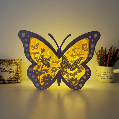 Butterfly 2 – 3D Box SVG File for Cricut & Silhouette