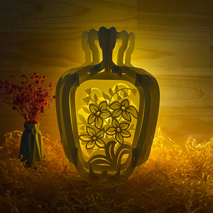 Flower – 3D Pop-Up Card SVG File for Cricut & Silhouette