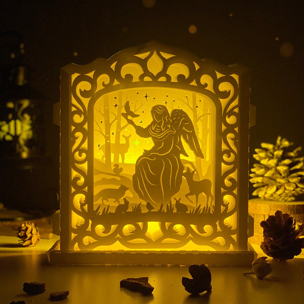 Christmas Angel – 3D Pop-Up Card SVG File for Cricut & Silhouette