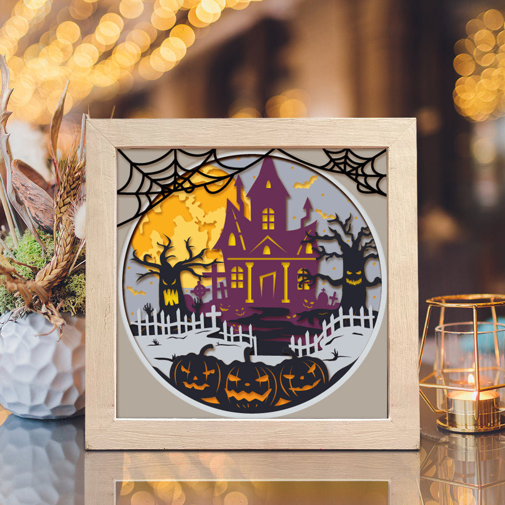 Halloween 31 – 3D Shadow Box SVG File for Cricut & Silhouette