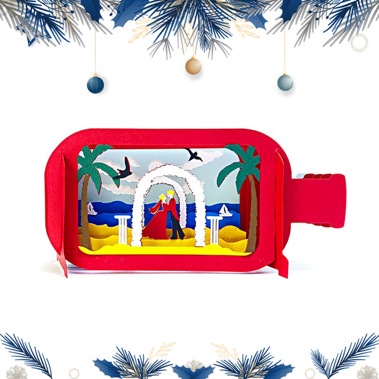 Wedding – 3D Pop-up Bottle File - Cricut File - VEKTOR KRAFT