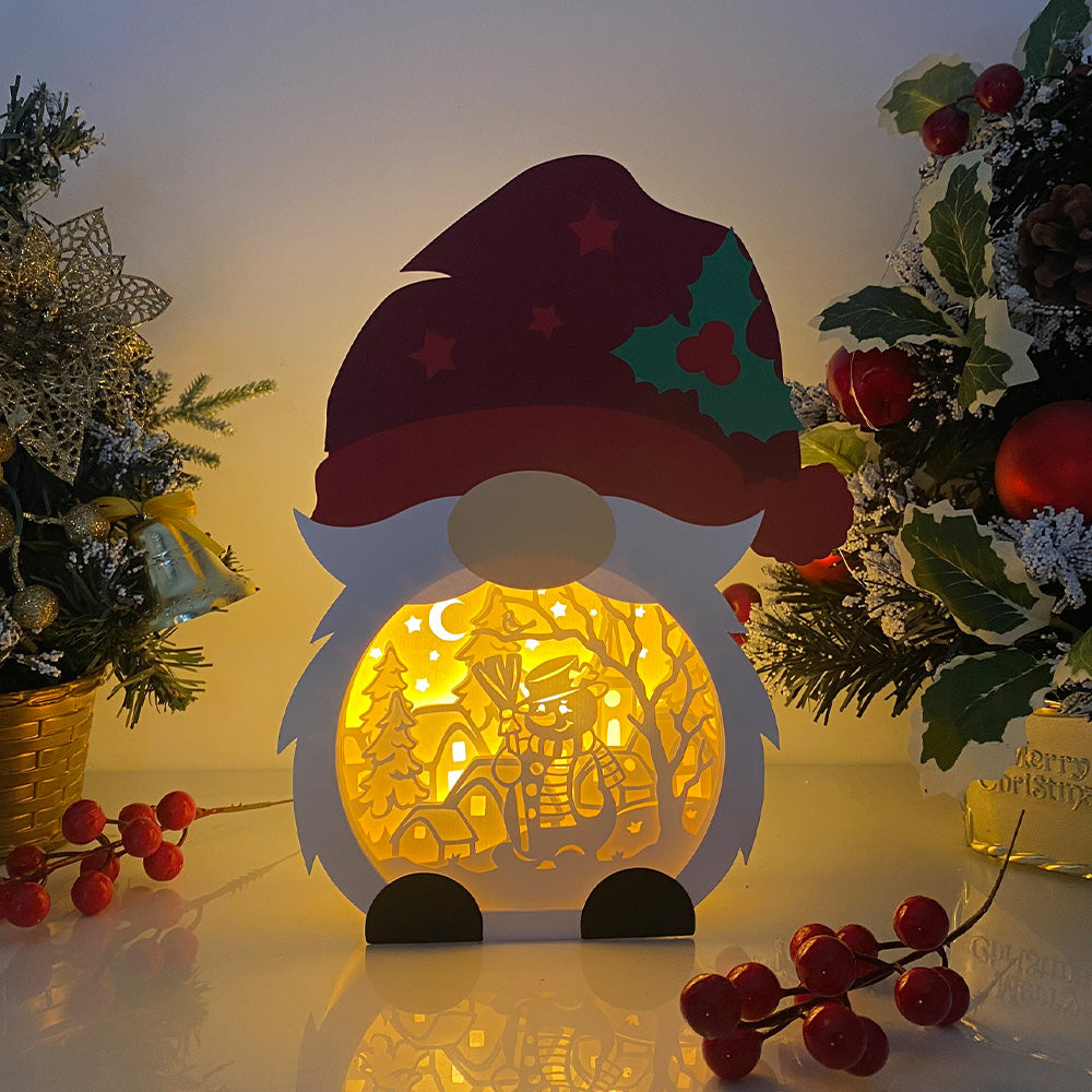 Snowman – 3D Box SVG File for Cricut & Silhouette