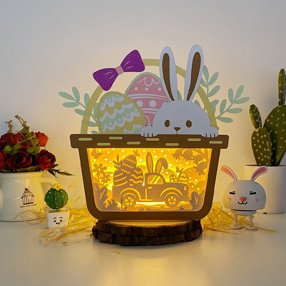 Easter Truck – 3D Easter Basket Box 2 File - Cricut File - VEKTOR KRAFT