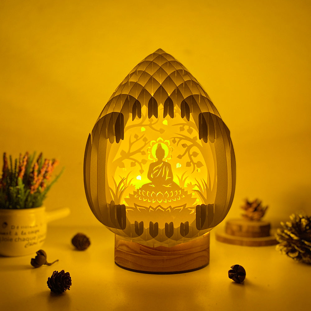 Buddha 3 – 3D Pop-Up Card SVG File for Cricut & Silhouette