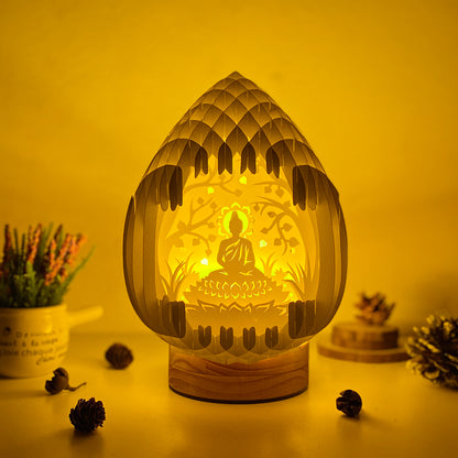 Buddha 3 – 3D Pop-Up Card SVG File for Cricut & Silhouette
