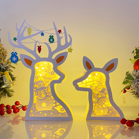 Christmas Snowman – 3D Box SVG File for Cricut & Silhouette