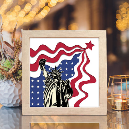 Statue of Liberty 2 – 3D Shadow Box SVG File for Cricut & Silhouette
