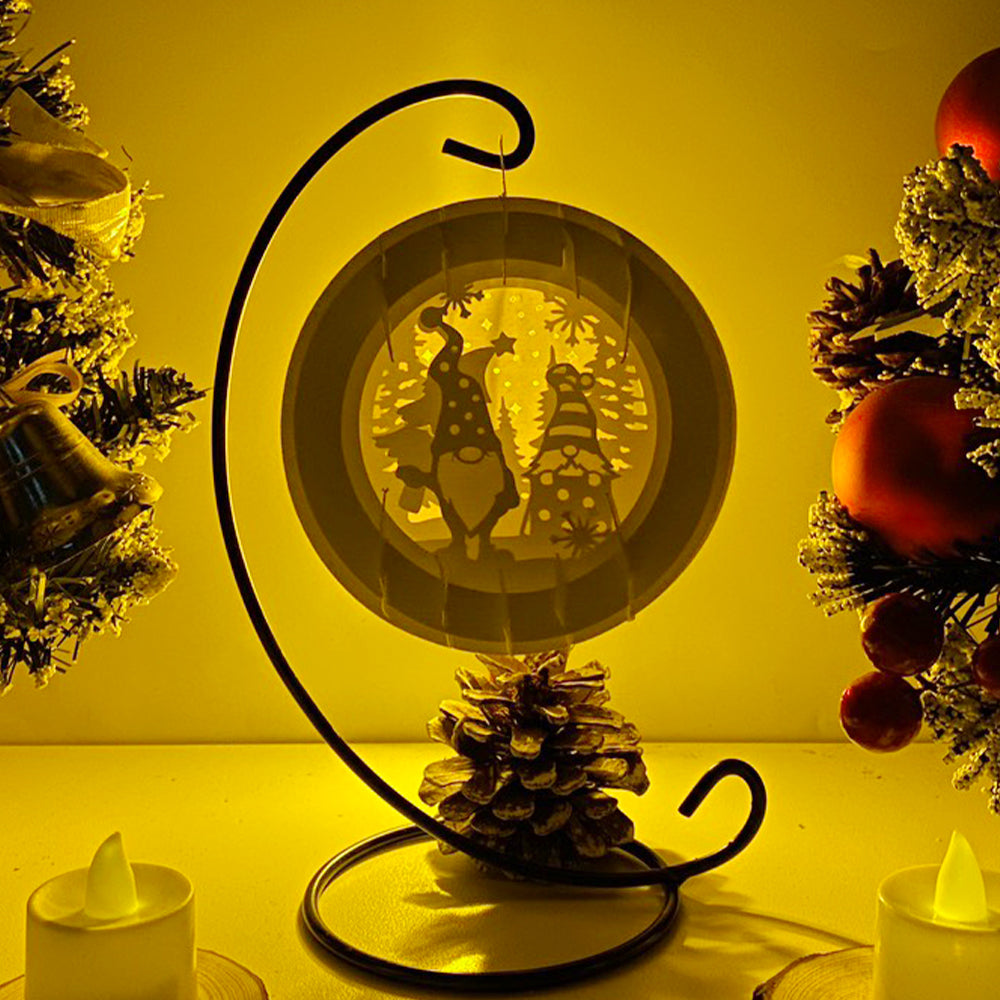 Christmas Gnome – 3D Pop-Up Card SVG File for Cricut & Silhouette