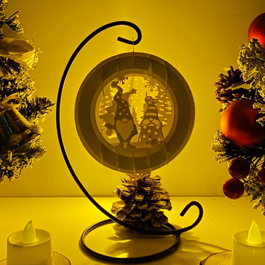 Christmas Gnome – 3D Pop-Up Card SVG File for Cricut & Silhouette