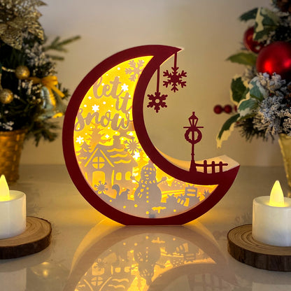 Christmas Snowman – 3D Box SVG File for Cricut & Silhouette