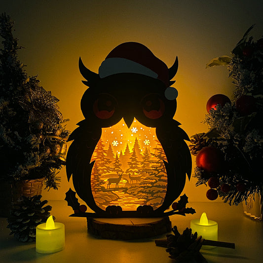 Deer 2 – 3D Christmas Owl Box File - Cricut File - VEKTOR KRAFT