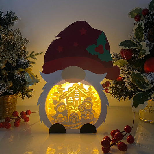 Christmas Snowman 2 – 3D Box SVG File for Cricut & Silhouette