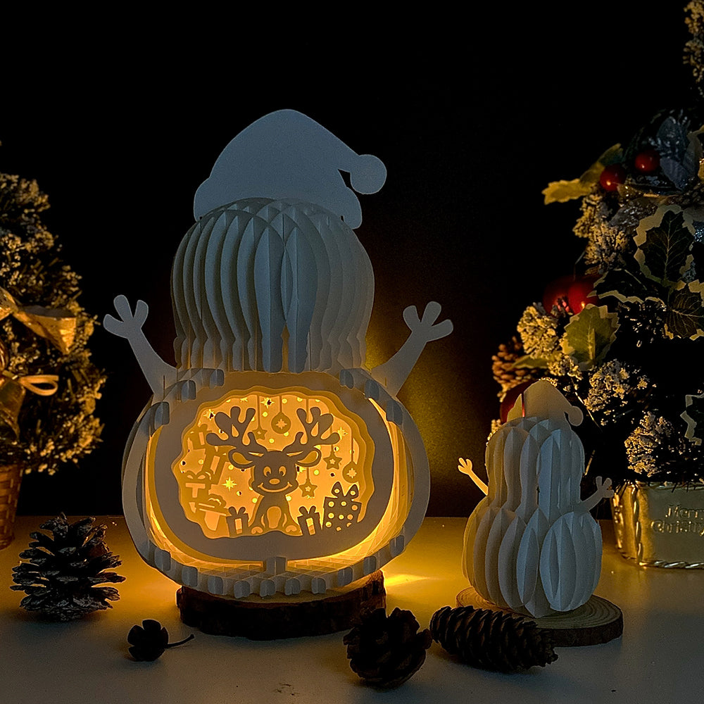 Reindeer – 3D Pop-Up Card SVG File for Cricut & Silhouette
